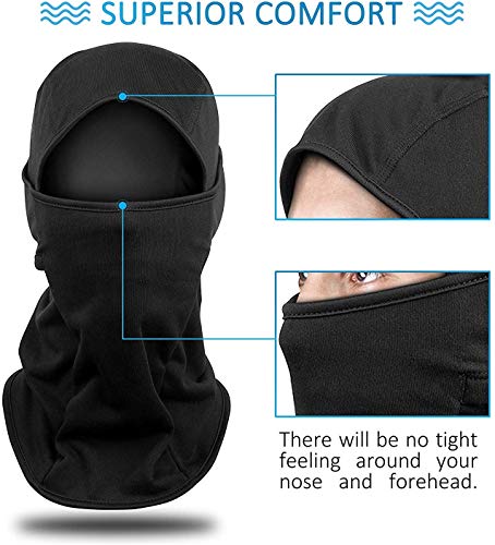 COTOP Pasamontañas para Motocicleta, Gorra de Snowboard para Esquí de Invierno, Bicicleta, Mascarilla Cálida a Prueba de Viento, Tamaño Universal, Protección para Los oídos y Gorro de Lana