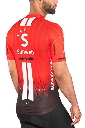 Craft Team Sunweb Replica - Maillot Manga Corta Hombre - Rojo/Blanco Talla XL 2019