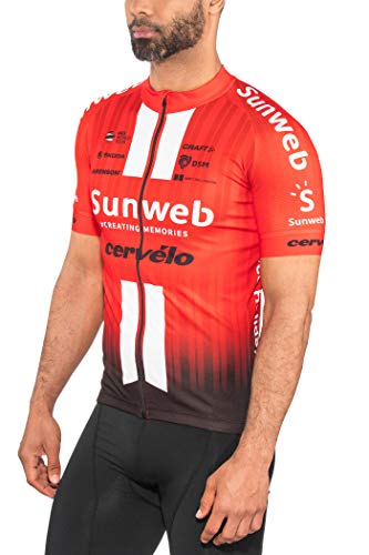 Craft Team Sunweb Replica - Maillot Manga Corta Hombre - Rojo/Blanco Talla XL 2019