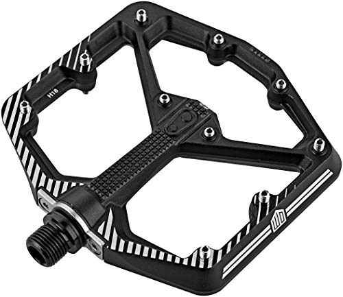 Crank Brothers Pédales Stamp 7 Small Macaskill Edition MTB, Unisex Adulto, Negro y Blanco