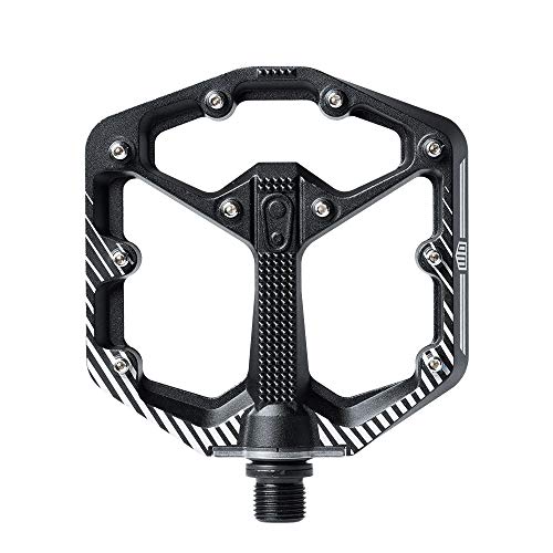 Crank Brothers Pédales Stamp 7 Small Macaskill Edition MTB, Unisex Adulto, Negro y Blanco