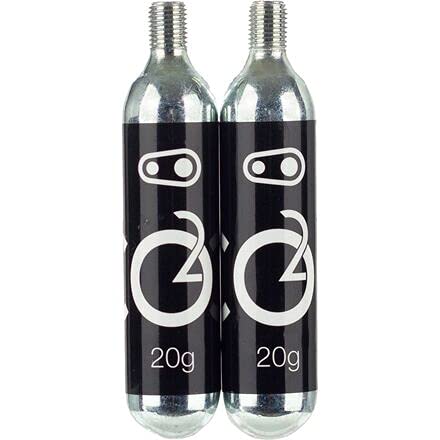 Crankbrothers CO2 Ersatzkartuschen 2er Set, 25 g, Silber, 16232CB