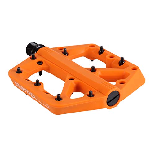 CRANKBROTHERS Stamp-1 Pedales, Unisex, Naranja, S