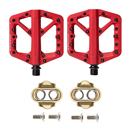 CRANKBROTHERS Stamp-1 Pedales, Unisex, Rojo, S