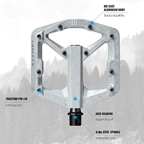 CRANKBROTHERS Stamp 2 Pedal para Bicicleta, Unisex, Raw, S