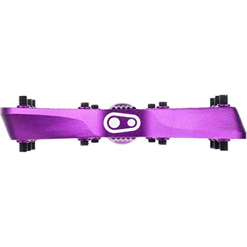 CRANKBROTHERS Unisex's Stamp 7 - Pedales pequeños para Bicicleta, Color Morado