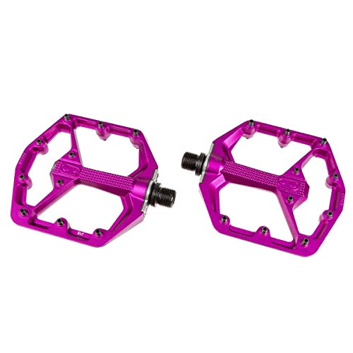 CRANKBROTHERS Unisex's Stamp 7 - Pedales pequeños para Bicicleta, Color Morado