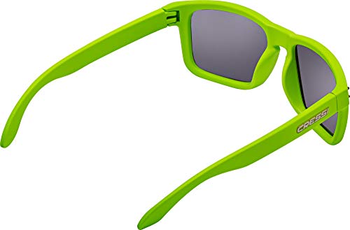 Cressi Blaze Sunglasses Gafas de Sol HTC polarizadas y repelentes al Agua, Adultos Unisex, Kiwi/Espejadas Lentes Verde, Talla única