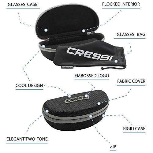 Cressi Blaze Sunglasses Gafas de Sol HTC polarizadas y repelentes al Agua, Adultos Unisex, Kiwi/Espejadas Lentes Verde, Talla única
