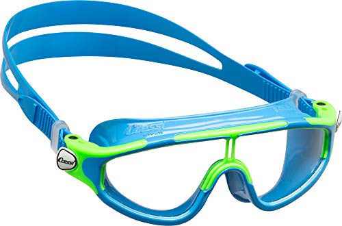 Cressi Gafas, Azul Claro/Lime, 2/7 Años-Baloo