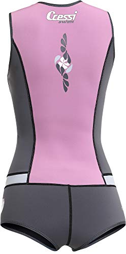 Cressi Idra Swimsuit Traje de baño de Neopreno 2 mm para Mujer, Rosa, L/4