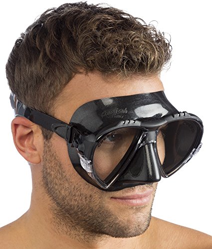 Cressi Matrix Mask - Máscara de Buceo y Snorkeling, Unisex Adulto, Negro/Negro, Talla única