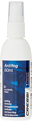 Cressi Premium Anti Fog - Antivaho Spray para Máscara de Buceo/Gafas de Natación, 60 ml