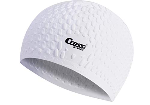 Cressi Silicone Lady Cap Gorro de Baño, Mujer, Blanco, Uni