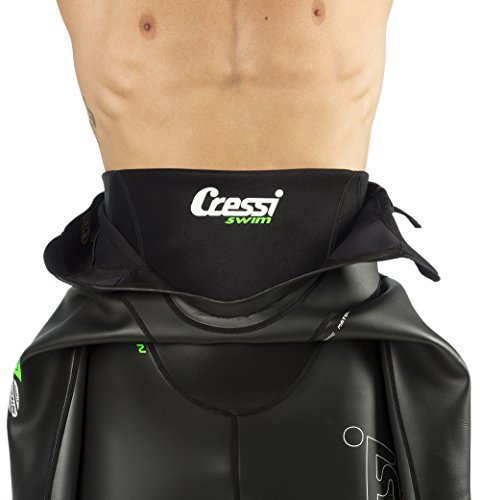 Cressi Triton Traje de Neopreno, Hombres, Negro/Verde, M/3