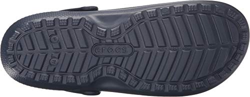 Crocs Classic Lined Clog, Zuecos Unisex Adulto, Navy/Charcoal, 43/44 EU
