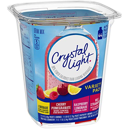 Crystal Light On The Go Drink Mix, Variety Pack, 44 Count