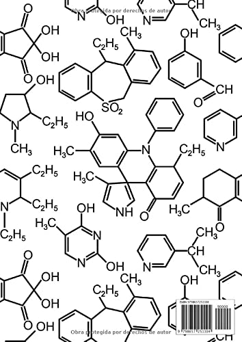 Cuaderno de Química Orgánica: Papel Cuadriculado Hexagonal - 21 x 29,7 cm con 110 Páginas