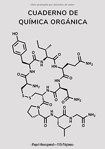 Cuaderno de Química Orgánica: Papel Cuadriculado Hexagonal - 21 x 29,7 cm con 110 Páginas