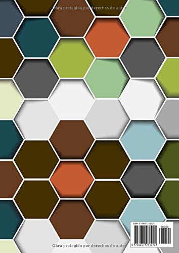 Cuaderno de Química Orgánica: Papel Cuadriculado Hexagonal - 21 x 29,7 cm con 110 Páginas