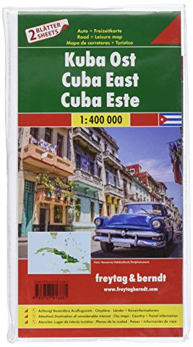 Cuba, este y oeste. 2 mapas de carreteras. Freytag & Berndt.: Set wegenkaarten 1:150 000: AK 3503