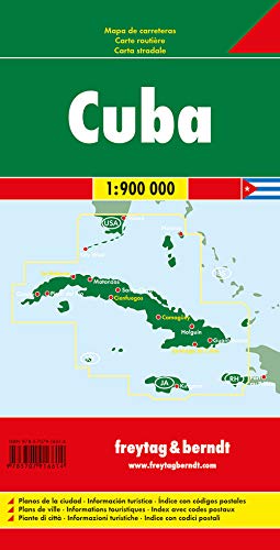 Cuba, mapa de carreteras. Escala 1:900.000. Freytag & Berndt.: Wegenkaart 1:900 000: AK 3502 (Auto karte)