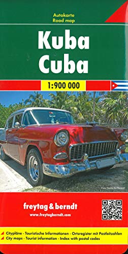 Cuba, mapa de carreteras. Escala 1:900.000. Freytag & Berndt.: Wegenkaart 1:900 000: AK 3502 (Auto karte)