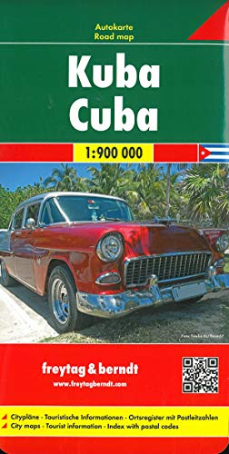 Cuba, mapa de carreteras. Escala 1:900.000. Freytag & Berndt.: Wegenkaart 1:900 000: AK 3502 (Auto karte)