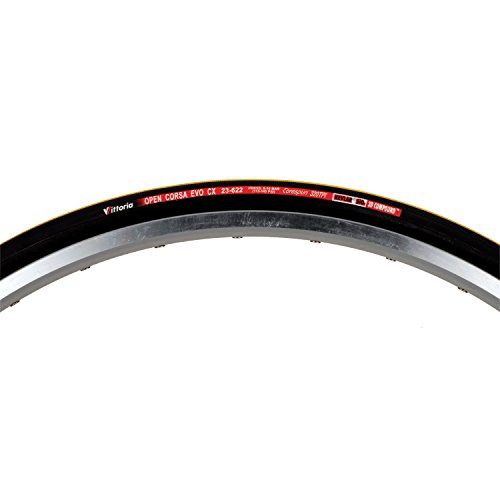 Cubierta 700x23 Plegable Vittoria Corsa - CX Amarillo