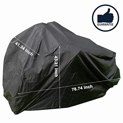 Cubierta de Bicicleta Impermeable Portátil Ligero para Exterior Interior de Almacenamiento 3 Bicicletas FUCNEN Heavy Duty Funda para Bicicleta Anti Polvo Lluvia Nieve Viento UV Protección