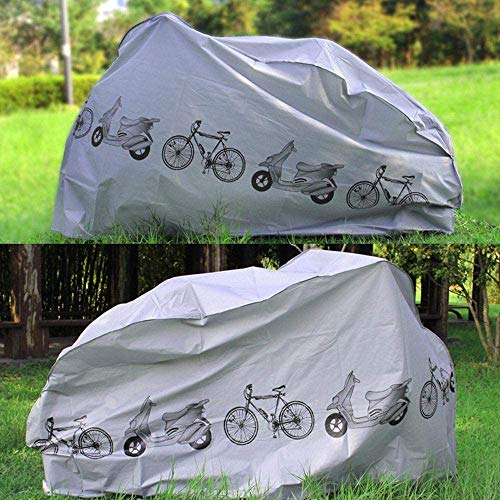 Cubierta de bicicleta Jsdoin Cubierta de bicicleta impermeable Anti polvo Lluvia Anti nieve Protección UV Cubierta de bicicleta Almacenamiento de bicicletas para bicicleta de montaña