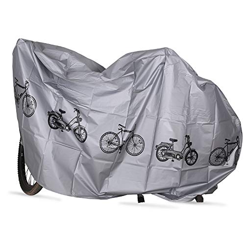 Cubierta de bicicleta Jsdoin Cubierta de bicicleta impermeable Anti polvo Lluvia Anti nieve Protección UV Cubierta de bicicleta Almacenamiento de bicicletas para bicicleta de montaña