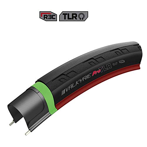 Cubierta de Bicicleta Valkyrie Pro TLR R3C - 700 x 28C - Cubierta de Carretera con Compuesto R3C Rápido y Ligero - Nivel de Agarre Profesional y Tecnología Tubeless Ready - Kenda