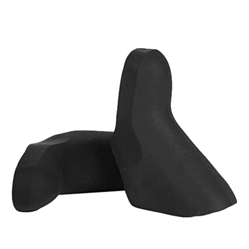 Cubierta de manija de freno Bicicleta, Protector de agarre de maneta de freno, Manguito de silicona de agarre de palanca de freno antideslizante universal para bicicleta de carretera y MTB, Negro / Az