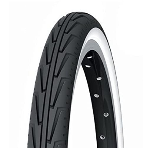 Cubierta, Michelin Rennradreifen City'J, 37-541 (600A Confort), Schwarz/Weiãÿ, FA003466042, Negro, 600 A Confort