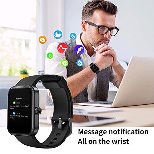 CUBOT ID206 Smartwatch, Reloj Inteligente Fitness Pantalla 1,69 Pulgadas Integrado con Alexa, Reloj Deportivo, Monitor de sueño, Reloj Resistente al Agua 5ATM para Mujeres y Hombres, Rosado