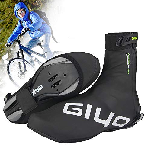 Cubrezapatillas Ciclismo, Reutilizables Impermeables Cubrezapatillas de Bicicleta con Diseño Reflectante para Hombres y Mujeres, Bicicleta de Carretera MTB Montaña Accesorios Ciclismo (XL)