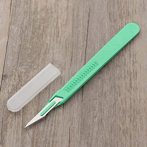 Cuchillo de Bisturí Cuchillo de La Cuchilla: 20 Unids Corte de Corte Cuchillas de Acero Carbono Bolsas Individuales Modelo de Arcilla Multifuncional Scrapbooking