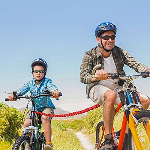 Cuerda de Remolque para niños,Cuerda de Remolque de Bicicleta para niños,Cuerda de tracción para Bicicleta de montaña,Se Adapta A Cualquier Bicicleta,para Niños,Adultos,Escaladas,Viaje Familiar