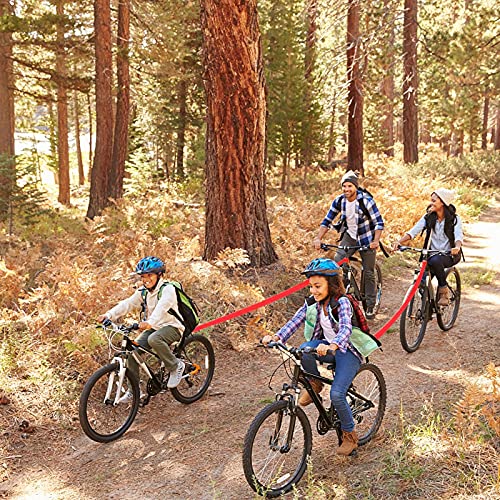 Cuerda Remolque MTB Niños, Cuerda De Remolque Para Bicicleta Infantil, Cuerda Elástica Para Bicicleta Infantil Accesorio Para Tirar, Peso Carga De Hasta 500 Libras