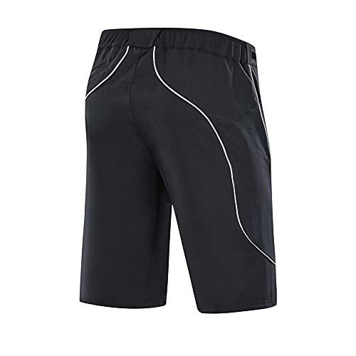 Custom Kits Rayas Terrain Gravel MTB Baggy Ciclismo Shorts Ciclo, Negro, 3XL