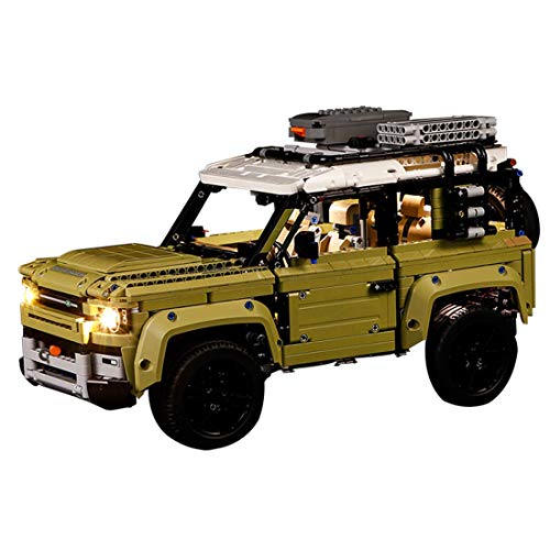 Cxcdxd Juego de iluminación LED para Land Rover Defender Compatible con el Modelo de Bloques de construcción Lego 42110 - sin Juego Lego - versión básica