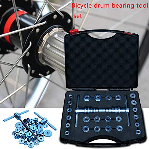 Cycle Bearing Press Tool – Punto de giro para rodamientos de rueda de bicicleta para bujes de rueda universal Cycle Bearing Press Set Soft Tail Frame