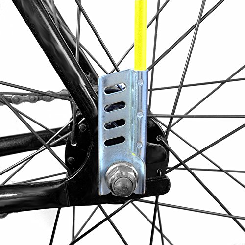 Cycley® | Bicicleta banderín | Seguridad Bandera | bicicleta | variado color | 4 piezas | Longitud 160 cm