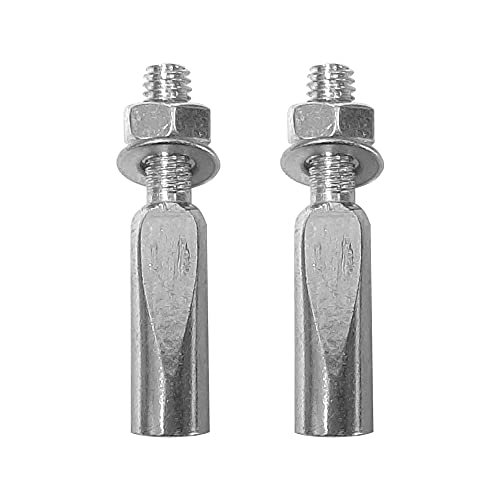 cyclingcolors 2x chaveta para biela bici bicicleta moto ciclomotor acero tuerca tornillo (9mm x 43mm)