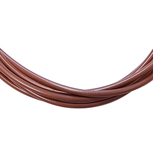 cyclingcolors Funda de Cable, Unisex Adulto, marrón, Diamètre : Ø5mm Longueur : 3m