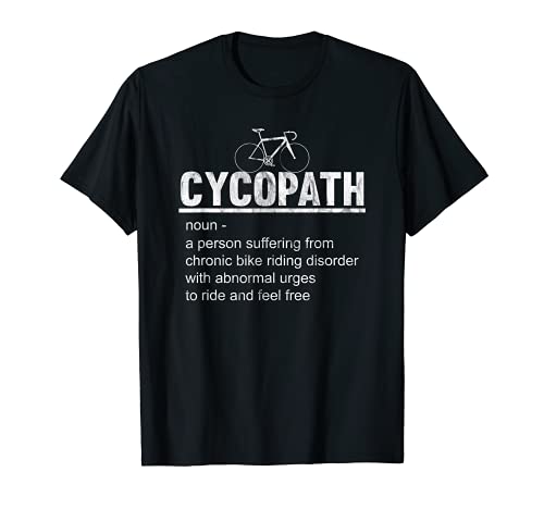 Cycopath Definición Bicicleta Ciclismo Camiseta