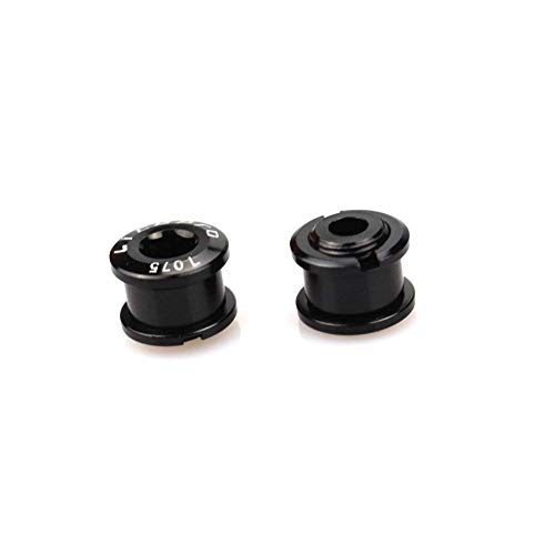 CYSKY Tornillos de Plato único 5 Pack M8 Tornillos de un Solo Anillo de Cadena Corta Aptos para Bicicleta de Carretera, Bicicleta de montaña, BMX, MTB, Fixie (Negro)