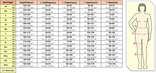 CzSalus Pantalón, Mallas de compresión elevada para lipedema y linfedema en Fases Superiores (Negro, L)