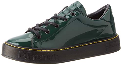 D. Franklin Gumme Patent Green, Zapatillas Mujer, Verde (Botella 0192), 37 EU